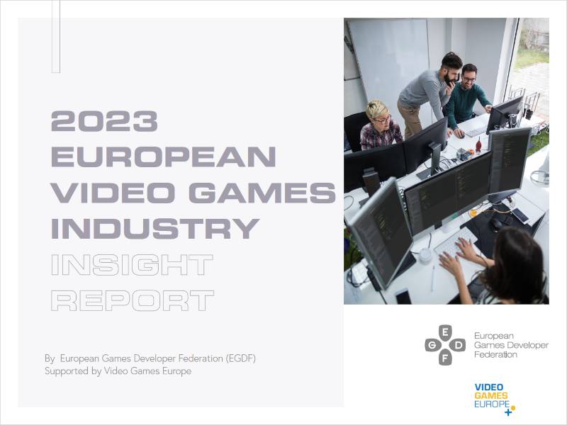 Rapport 2023 sur l'industrie européenne des jeux vidéo