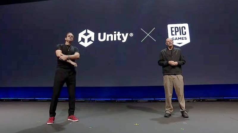 Unity et Epic Games s&#39;associent 
