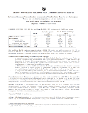 Ubisoft annonce ses resultats pour le premier semestre 2025-26