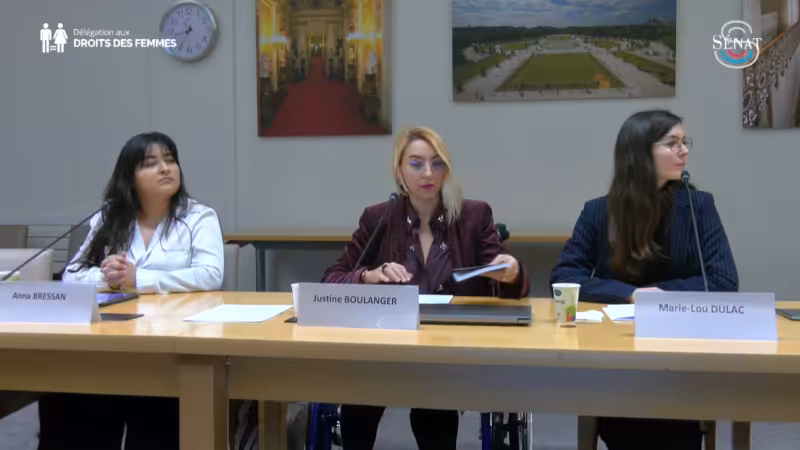 Audition de Women in Games France au Sénat