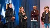 Julie Chalmette (au micro - Bethesda Softworks) - 4e cérémonie des Ping Awards (2016) (74 / 78)