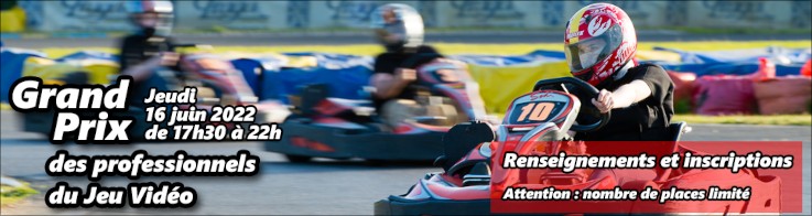 Grand Prix de Karting 2022 des professionnels du Jeu Vidéo